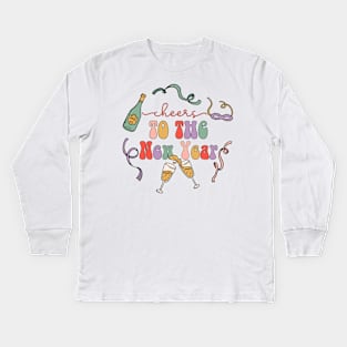 Cheers to the New Year New Year Kids Long Sleeve T-Shirt